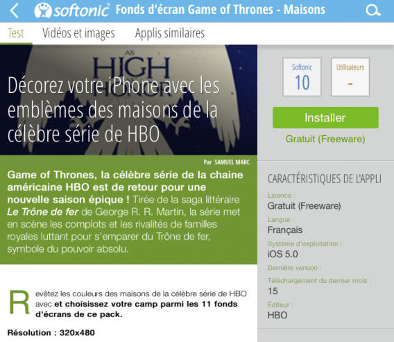 Softonic fond d'écran