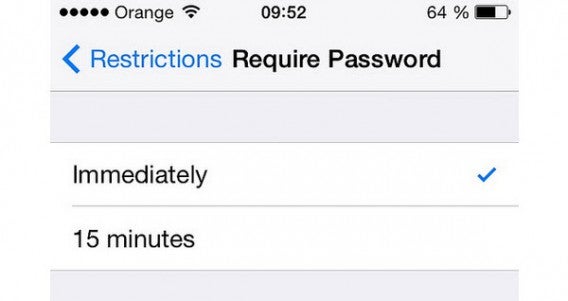 Demander systématiquement le mot de passe
