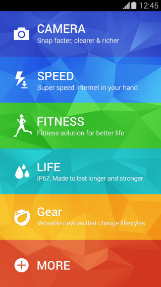 GALAXY S5 Experience: l'appli officielle de Samsung pour tester le S5