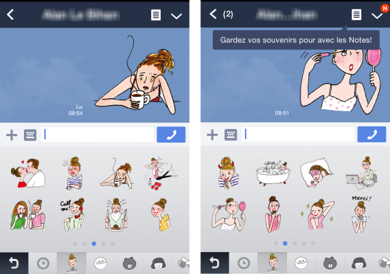 Stickers LINE de My Little Paris