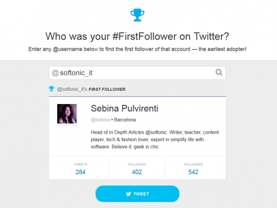 Twitter: découvrez qui était votre premier abonné (follower) 