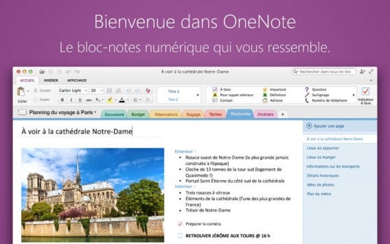 Microsoft OneNote désormais gratuit et disponible sur Mac et PC