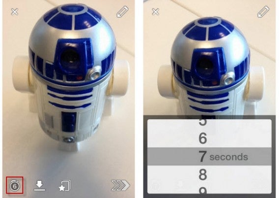 Paramétrer le temps de consultation Snapchat