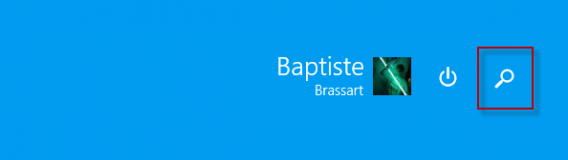 Le nouveau menu de l'écran d'accueil