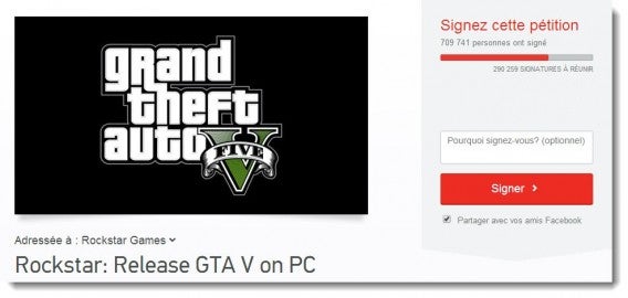 GTA 5 pétition