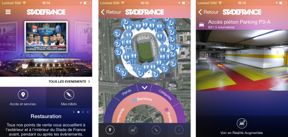 Interface Stade de France