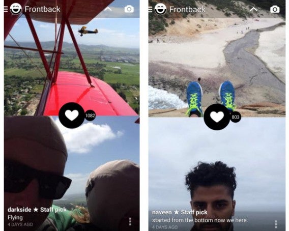 Selfie de l'extrême