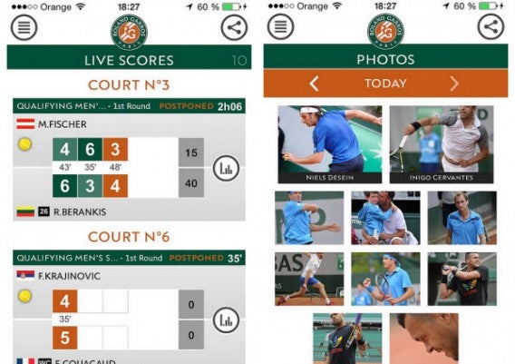 Application Roland Garros