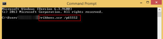 Ligne de commande économiseur d'écran