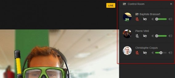 Régie Hangouts en direct