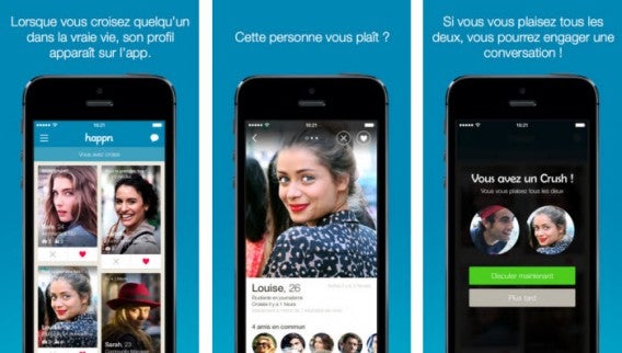 Interface Happn Interface Happn