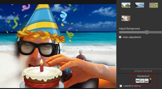 Randomize effects Hangouts