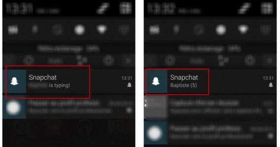 Notifications Snapchat