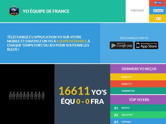 Page officielle Yo edf