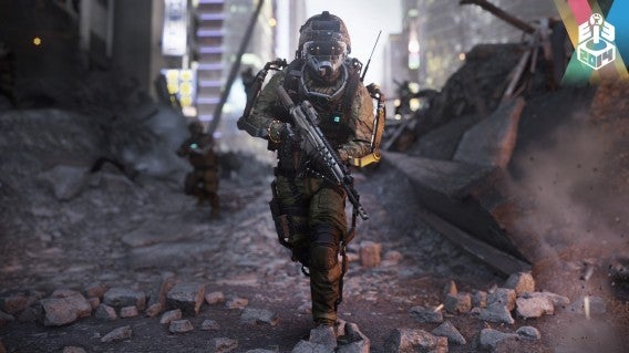 CoD Advanced Warfare - soldat dans décor en ruines