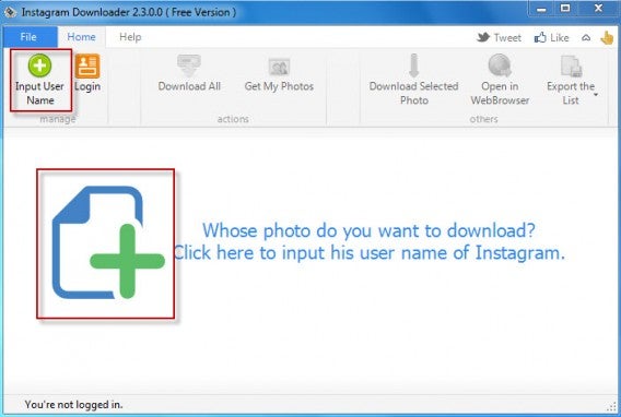 Input User name Free Instagram Downloader