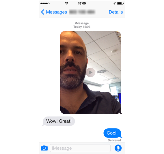 Interface Messages iOS 8 Interface Messages iOS 8