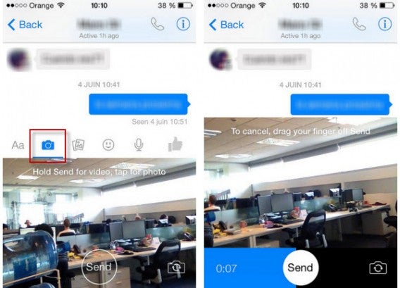 Messages video Facebook Messenger