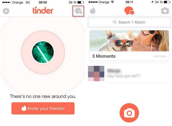 Chat Tinder Moments