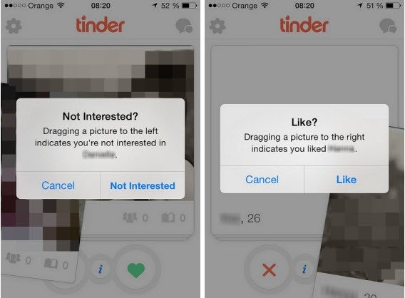 Tinder oui ou non Tinder oui ou non