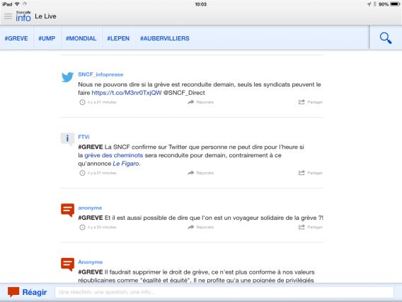 francetv info une application bien pensée par France Télévision