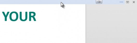 Blue ribbon interface cursor