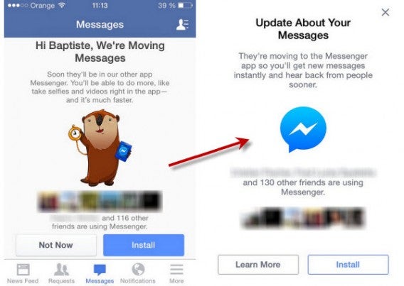 Facebook Messenger installation
