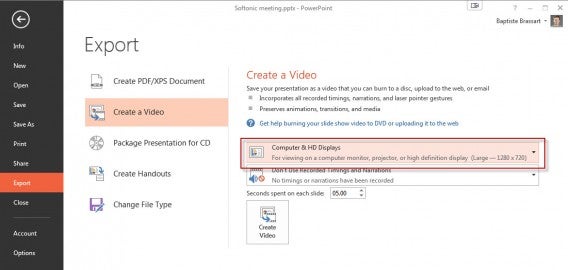 PowerPoint video PowerPoint video