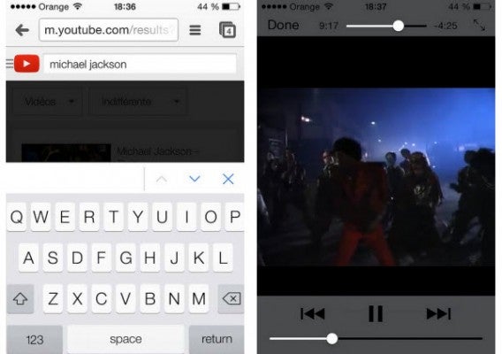YouTube iOS