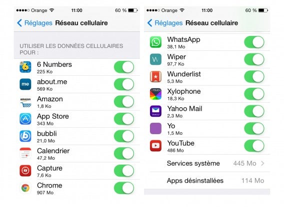 Combo iPhone Réglage 2