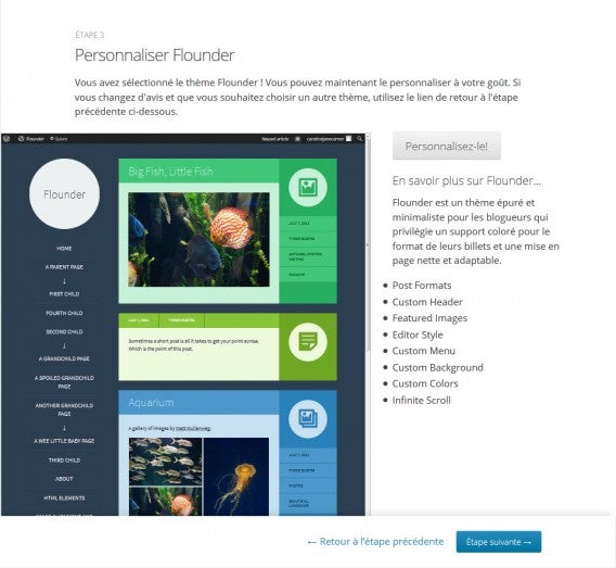 Wordpress personnaliser le thème