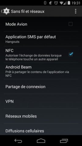 Activer NFC