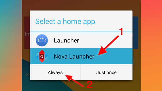 Changer icones Android Nova Launcher