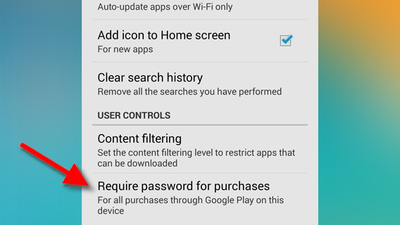 bloquer achats Android