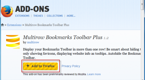 Multirow add to Firefox