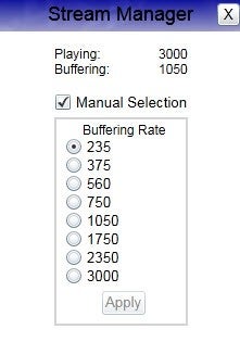 Netflix menu stream Manager