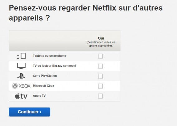 Netflix sur plusieurs appareils