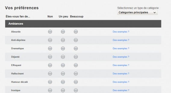 Vos préférences Netflix