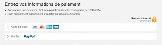 information paiement Netflix