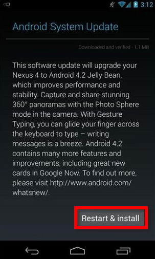Android Lollipop Mise à jour Android Lollipop Mise à jour