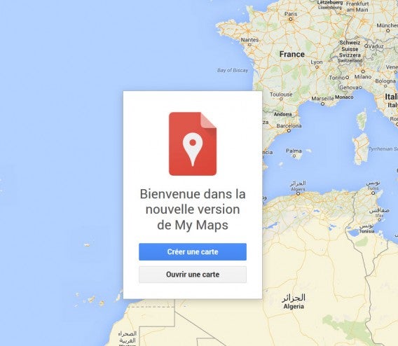 Bienvenue dans My Maps