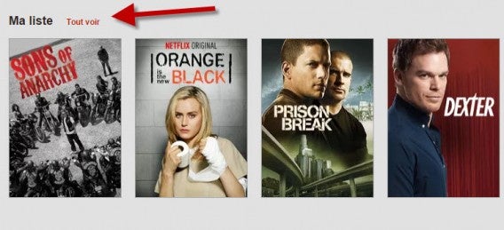 Netflix - ma liste