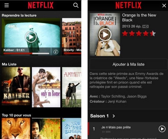 Netflix pour iOS