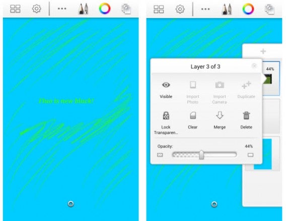 Screenshots SketchBook Express