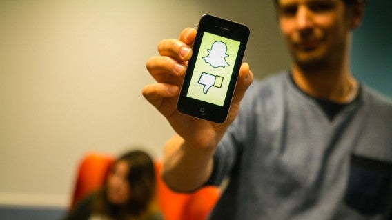 Je n'aime pas Snapchat