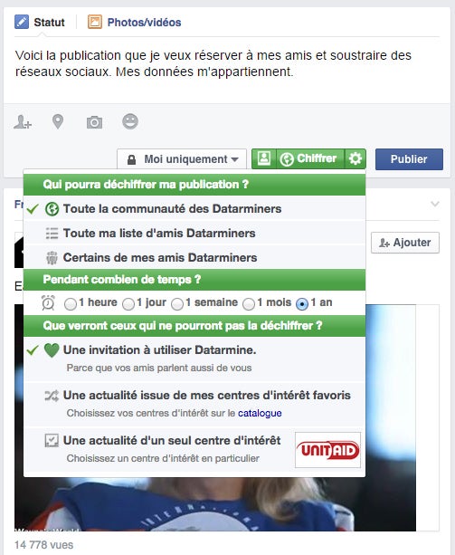 DataRmine nouvelle ergonomie pour l'envoi des messages