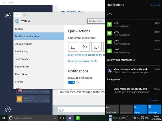 Centre de notifications