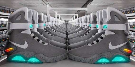 Les baskets de Marty en 2015