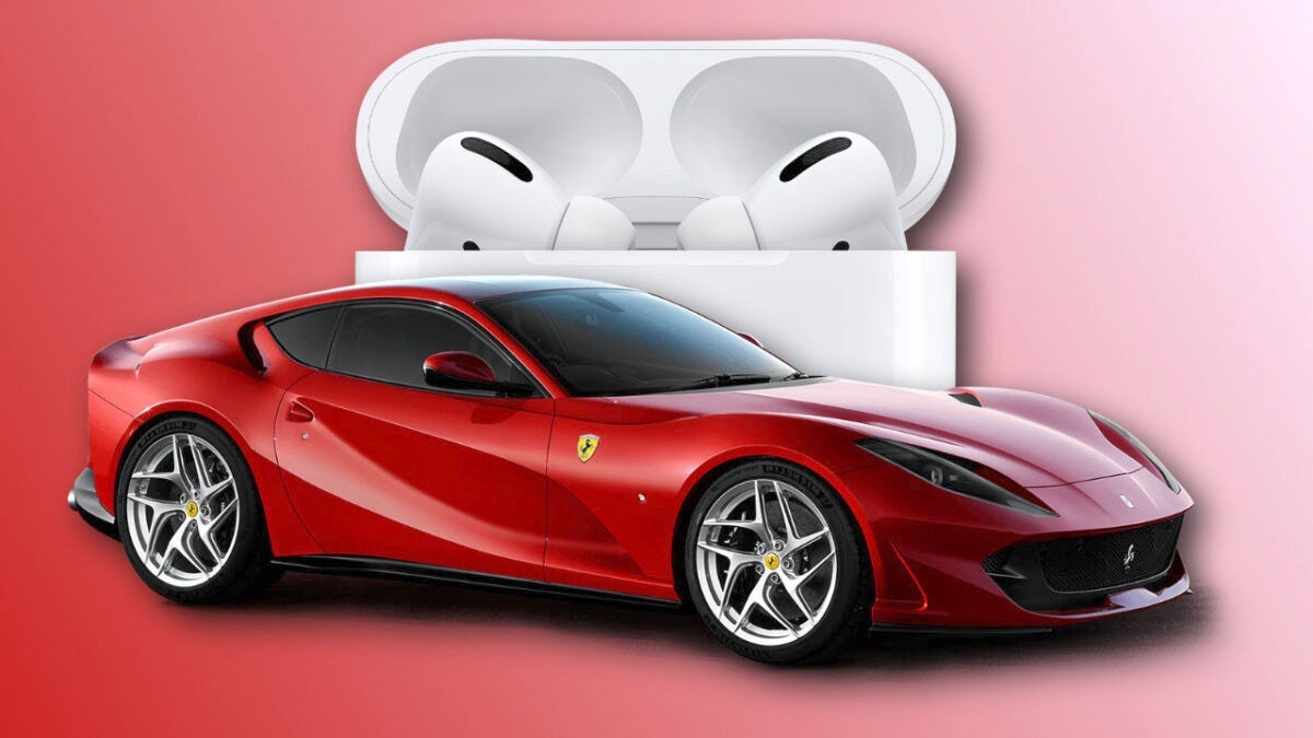 Voici comment une Ferrari de cinq cent mille euros volée a été récupérée grâce à des AirPods