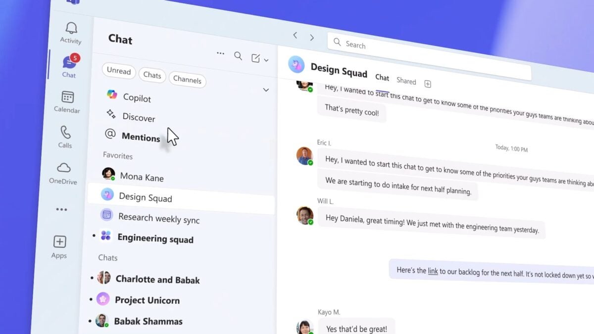 Microsoft Teams « copie » certaines des meilleures fonctionnalités de Slack